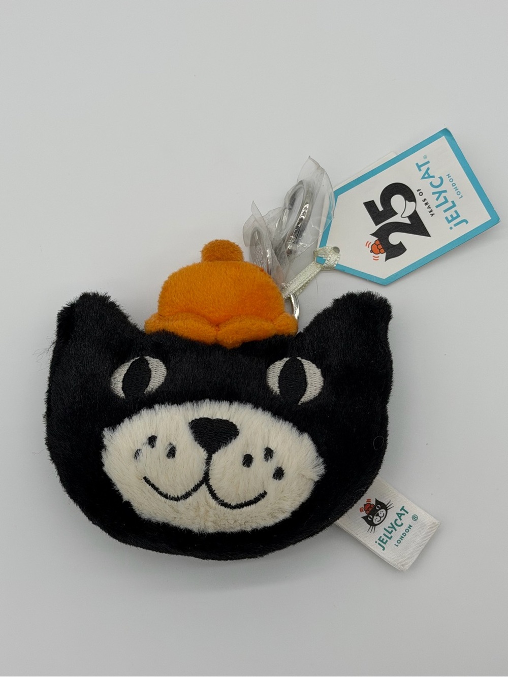 Jellycat Jack Cat BAG CHARM 25th Anniversary Limited Edition